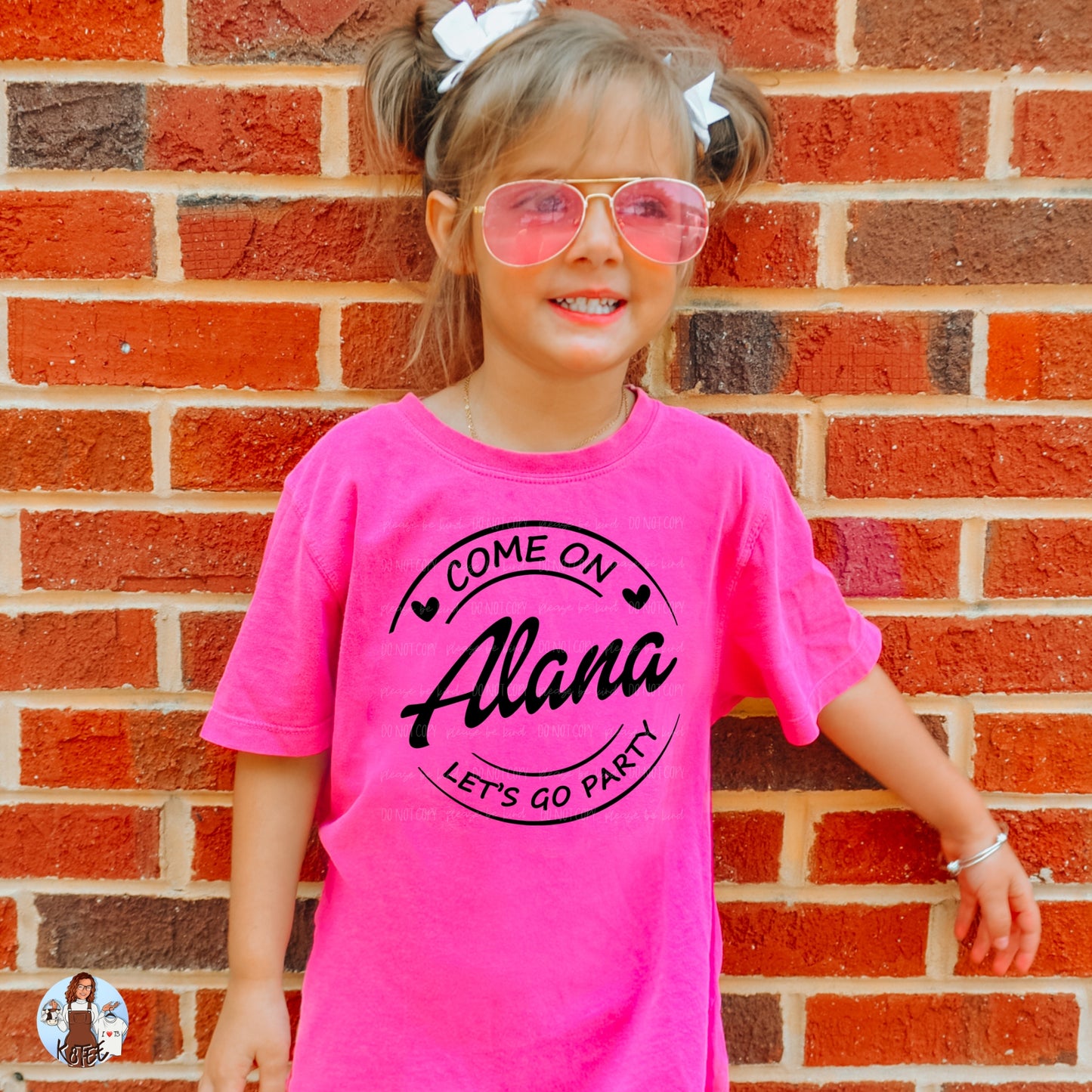 PERSONALIZED Pink Party Tee