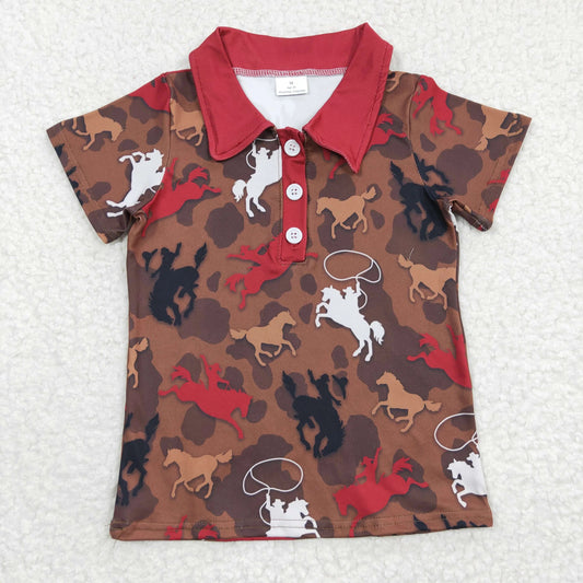 Giddy Up Collared Shirt (3/6M - 14/16)