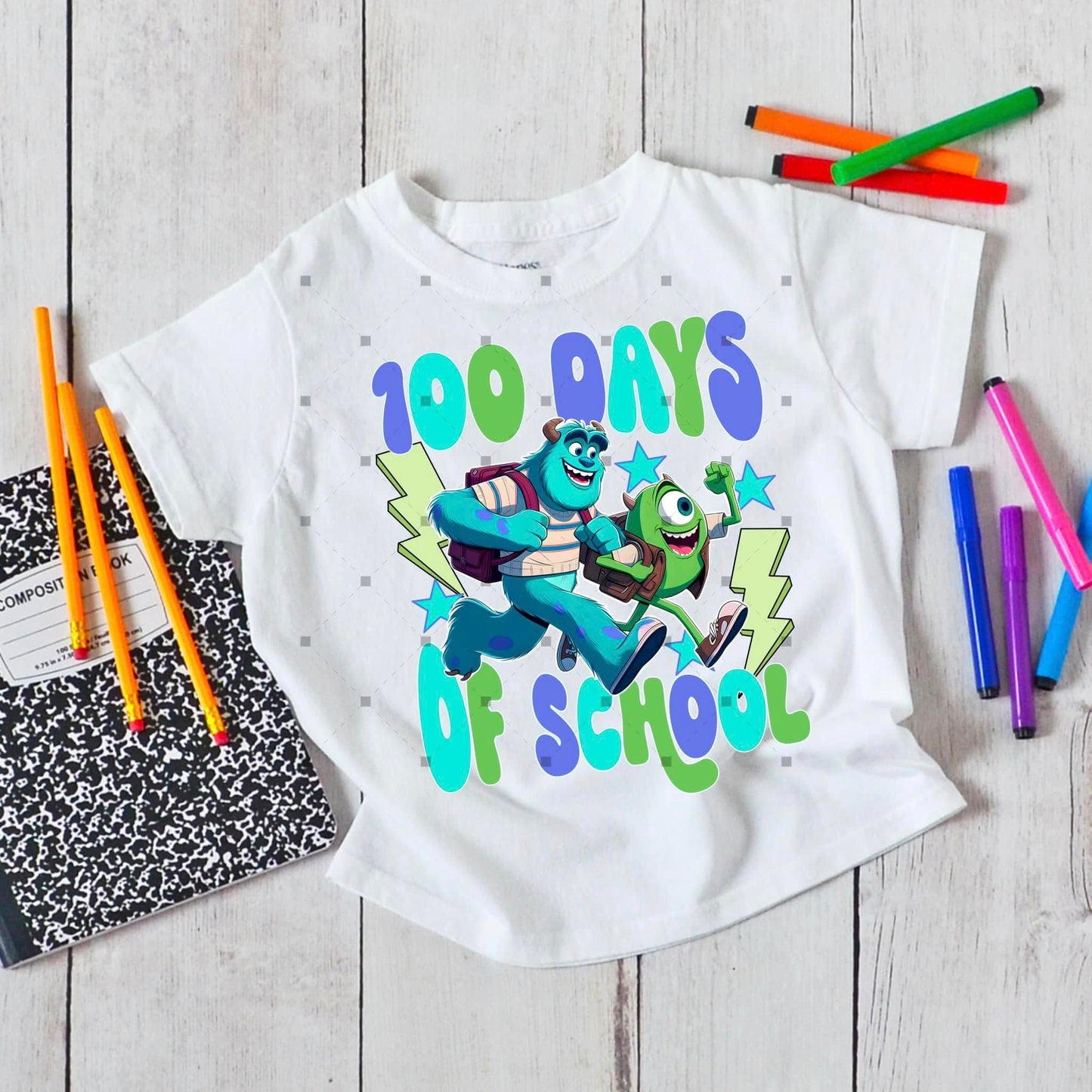 100 Days Of School Tees - 8 OPTIONS