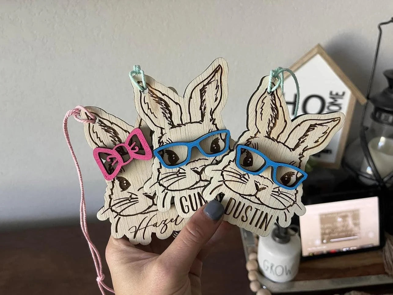 Custom Easter Bunny Tags