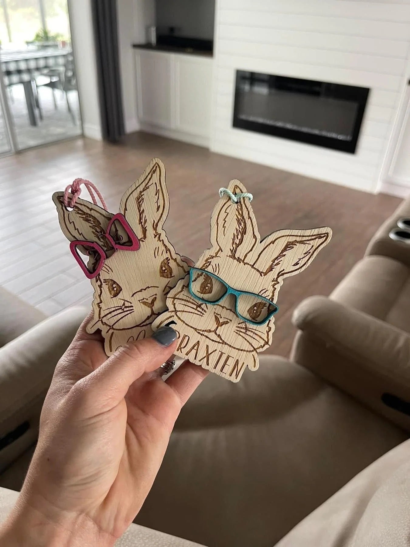 Custom Easter Bunny Tags