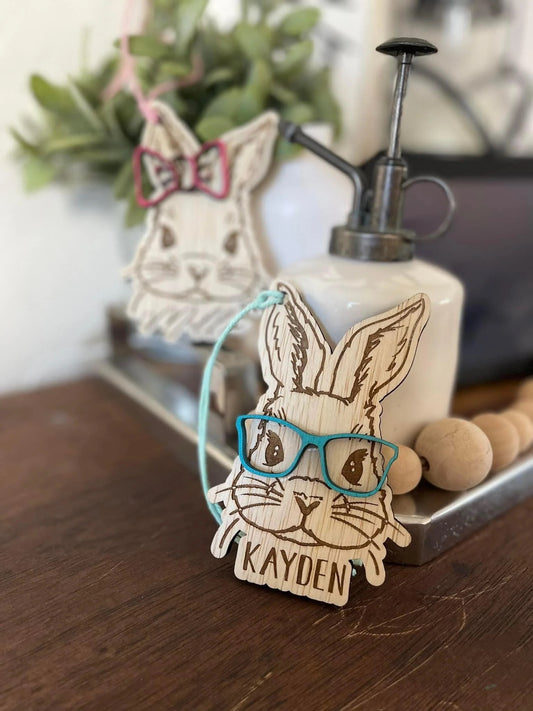 Custom Easter Bunny Tags