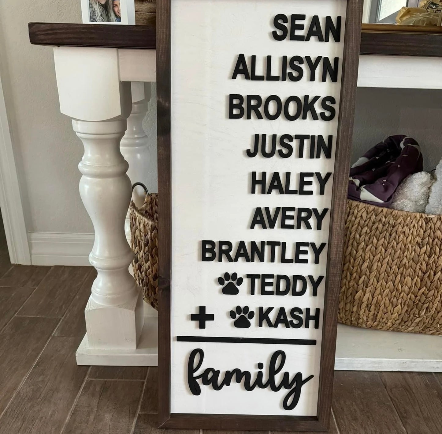 Personalized Family Name Sign