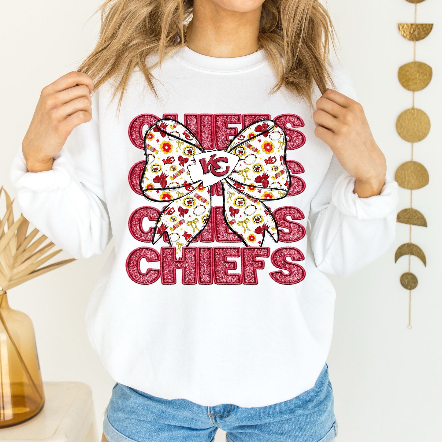 Faux Embroidered Coquette Teams - 8 OPTIONS