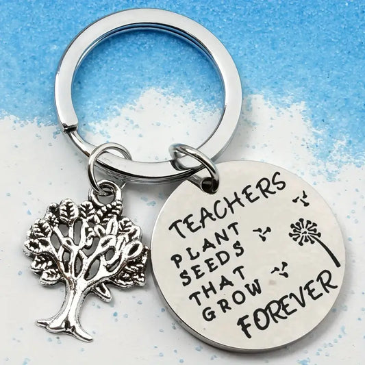 Teachers Plant Seeds Keychain