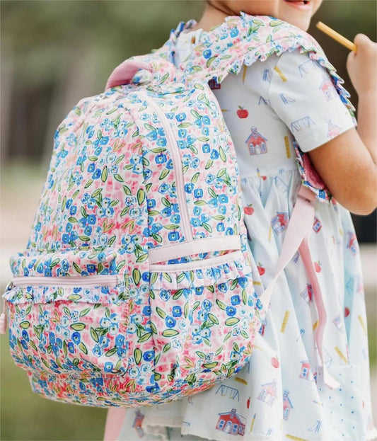 PREORDER - Watercolor Violets Backpack