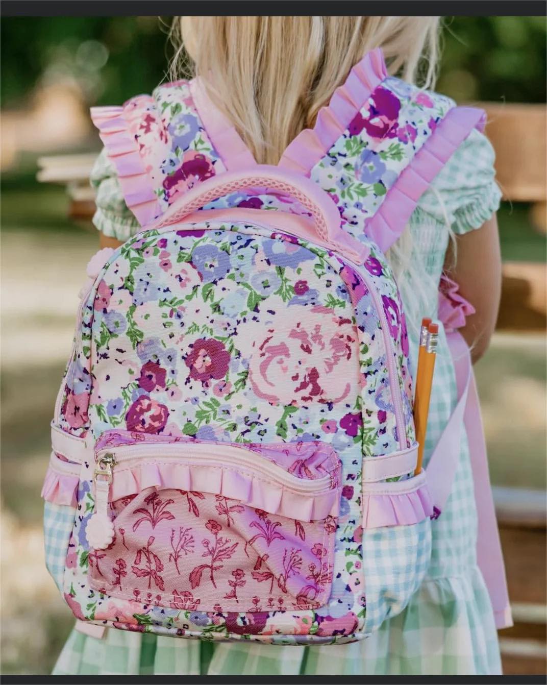 PREORDER - Purple Floral Backpack