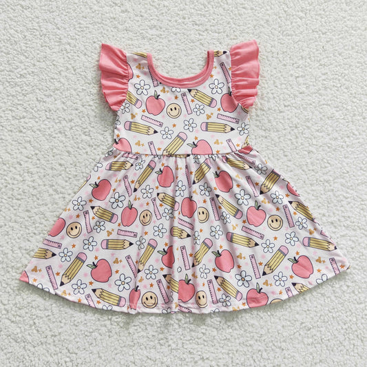 PREORDER - Groovy Back To School Dress (3/6M - 14/16)