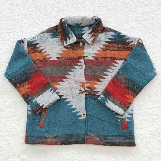 PREORDER - Aztec Button Up Shirt (3/6M - 14/16)