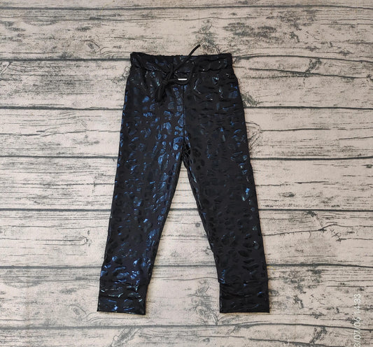 PREORDER - Pleather Cheetah Joggers (3/6M - 14/16)