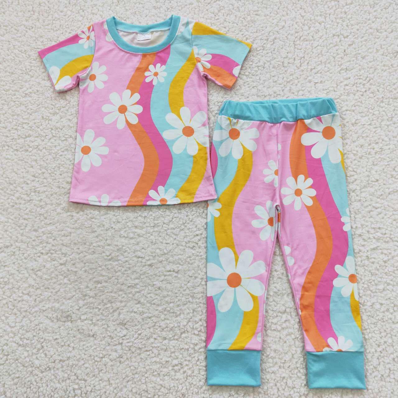 PREORDER - Daisy Flower Pajamas (3/6M - 14/16)