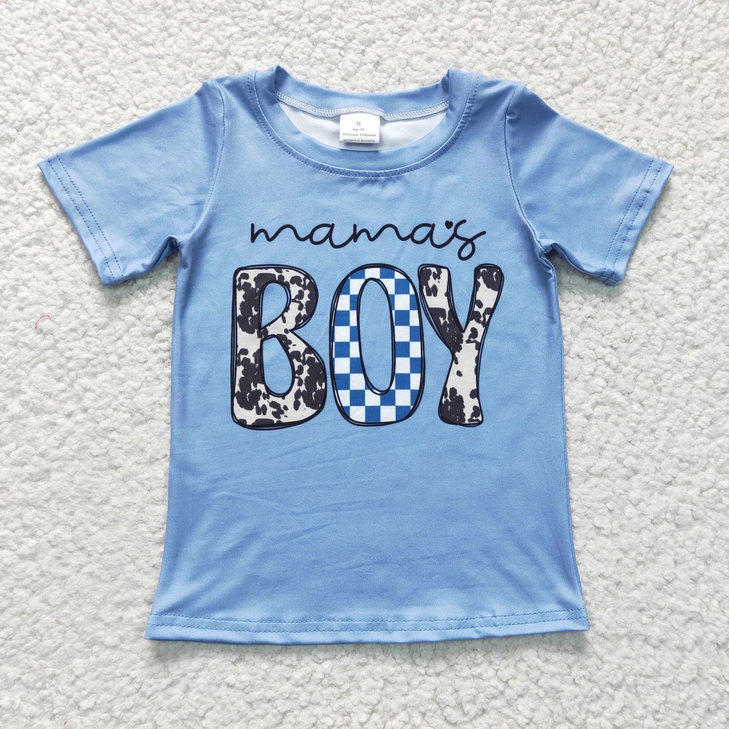 PREORDER - Mama's Boy Shirt (3/6M - 14/16)