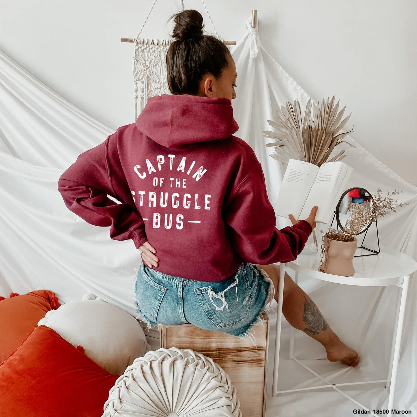 Captain Of The Struggle Bus Hoodie