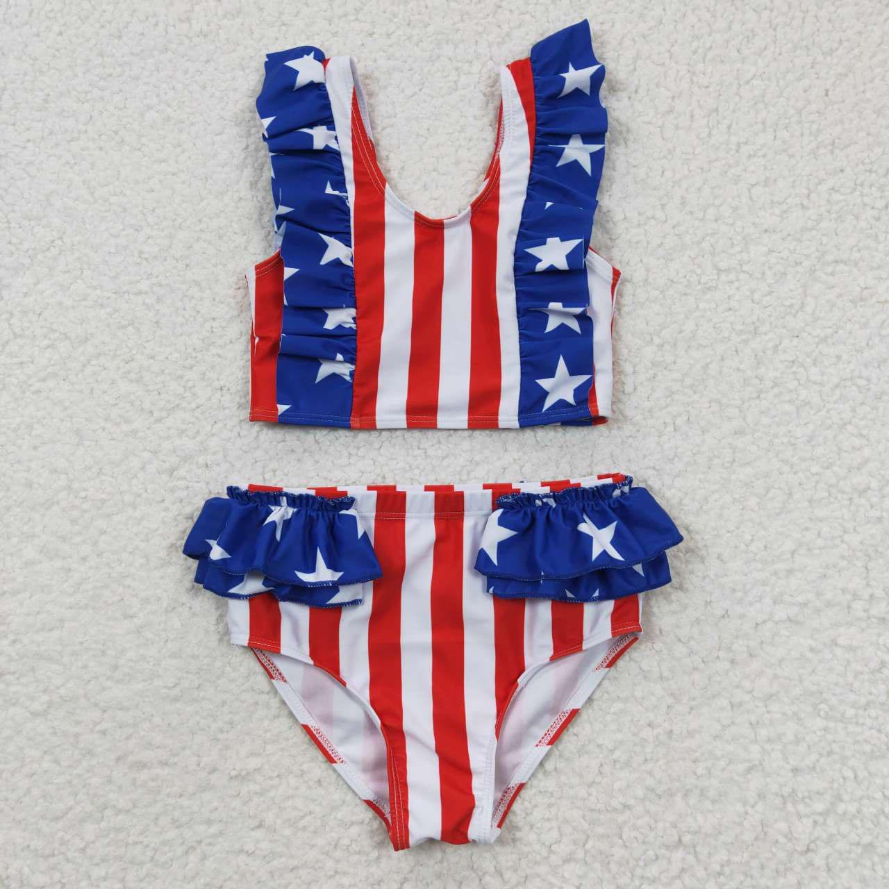 Stars And Stripes Two Piece Swimsuit (3/6M - 14/16)
