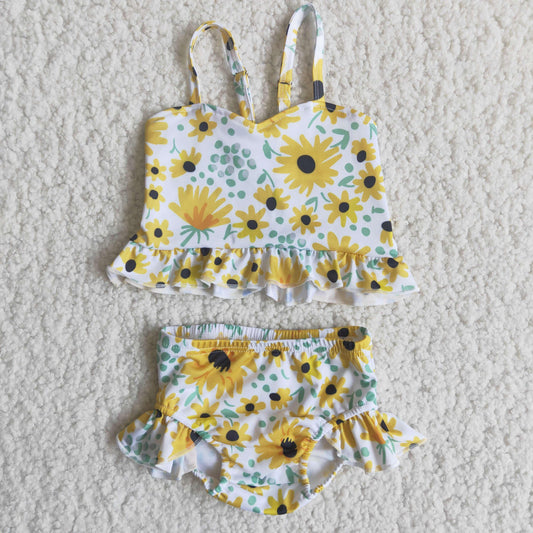Daisy Floral Two Piece Swimsuit (3/6M - 14/16)