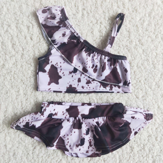 Brown Cow Two Piece Swimsuit (3/6M - 14/16)