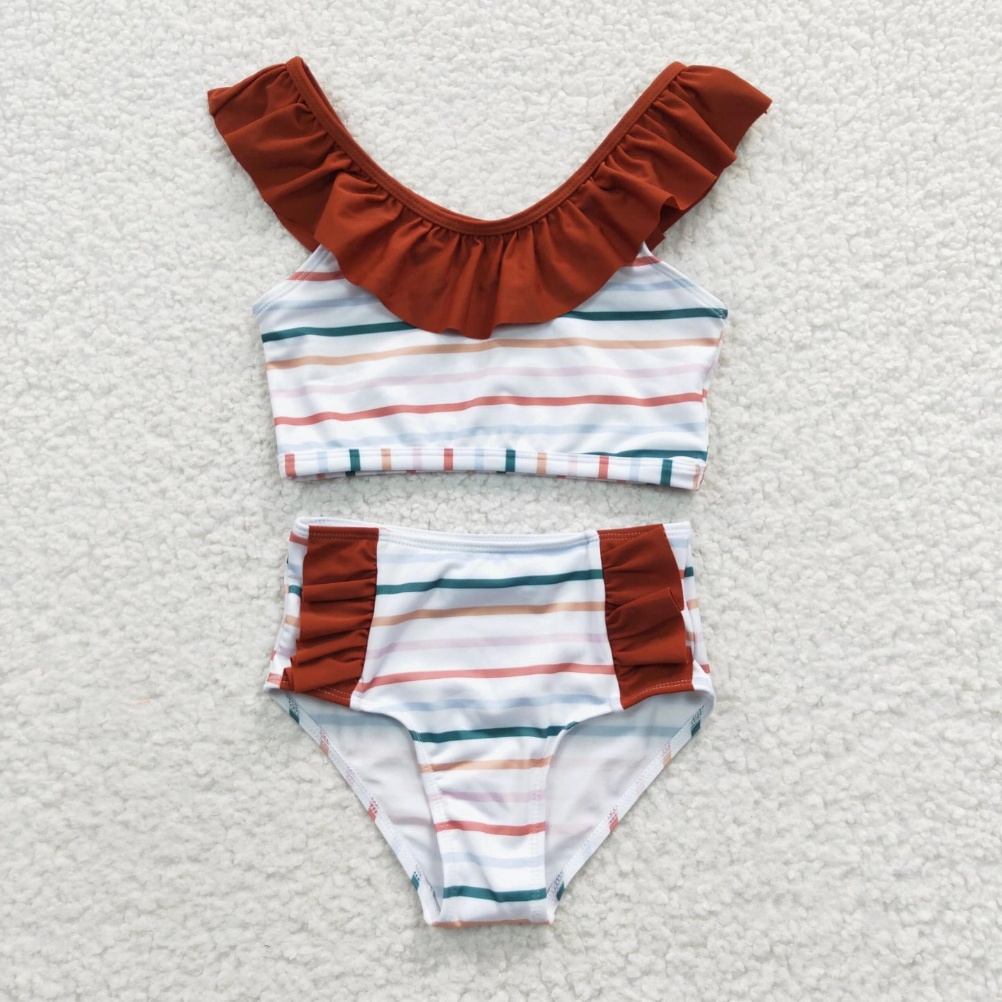 Fashion Stripe Two Piece Swimsuit (3/6M - 14/16)