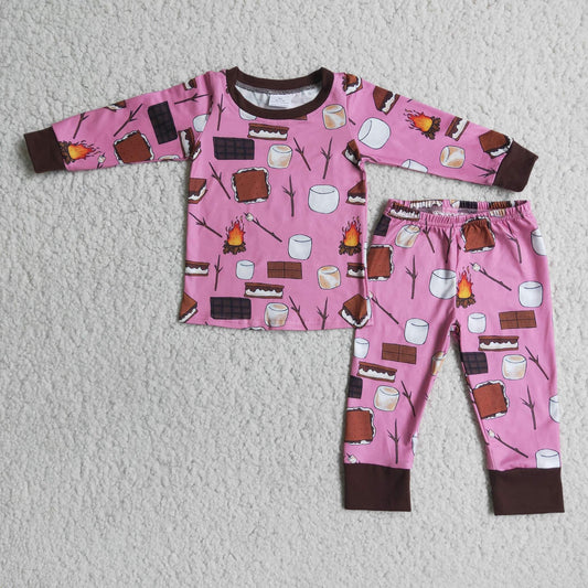 Pink S'mores Pajamas (3/6M - 14/16)