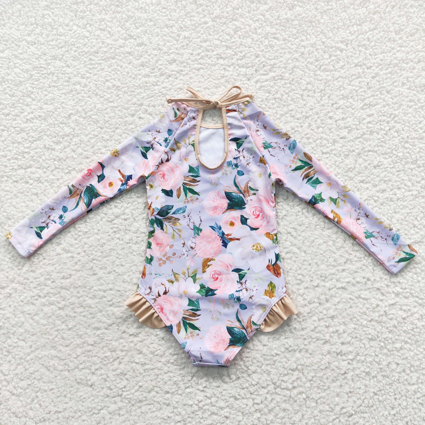 Muted Floral Swimsuit (3/6M - 14/16)