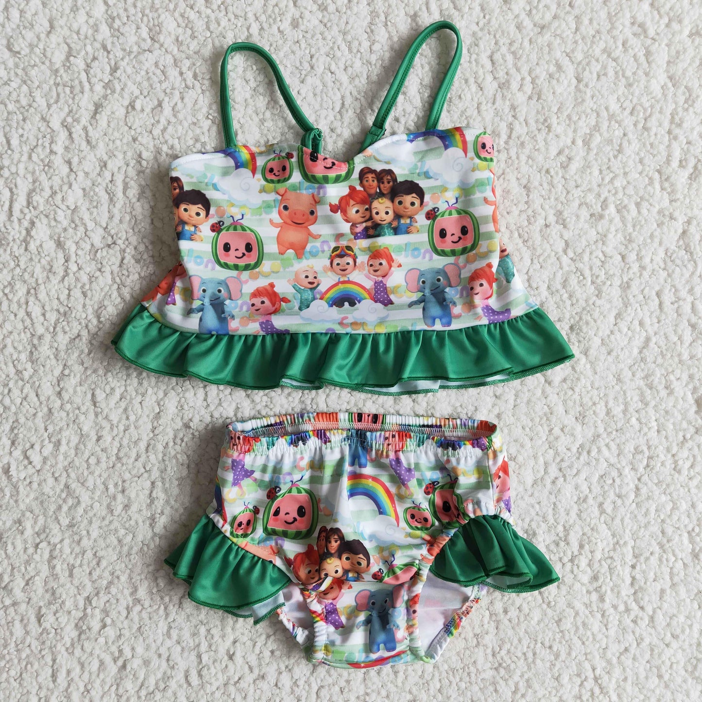 Melon Friends Two Piece Swimsuit (3/6M - 5-6T)