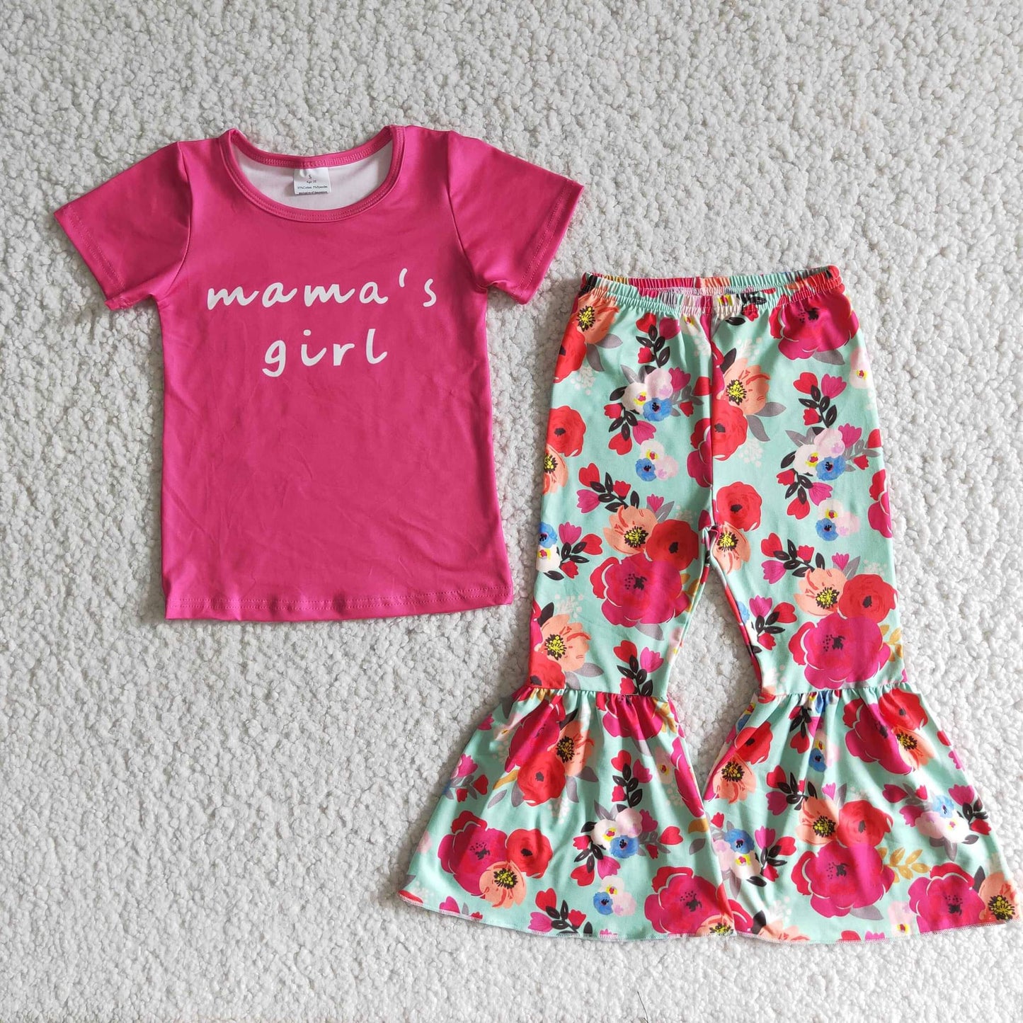 Floral Mama's Girl Bell Set (3/6M - 14/16)