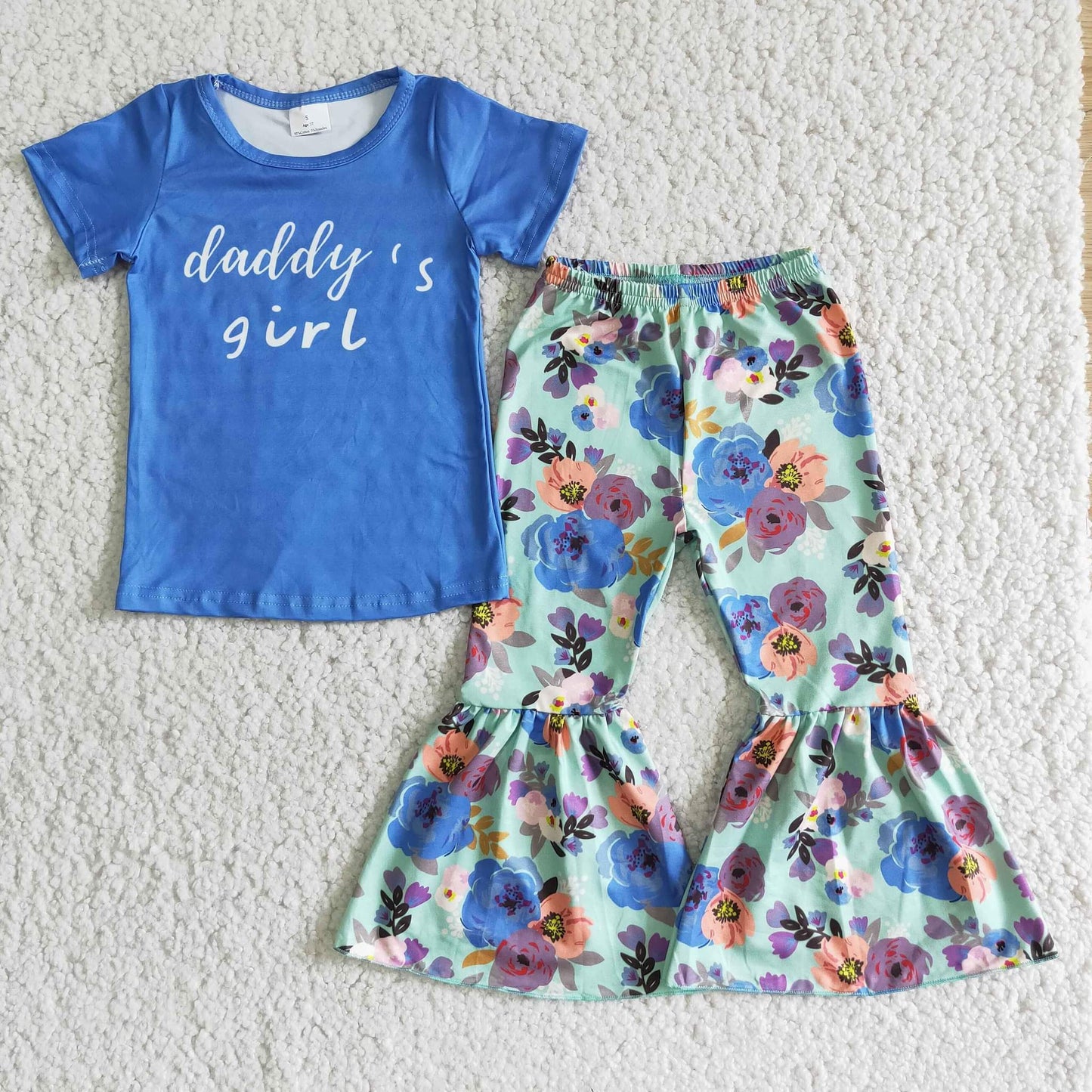 Floral Daddy's Girl Bell Set (3/6M - 14/16)