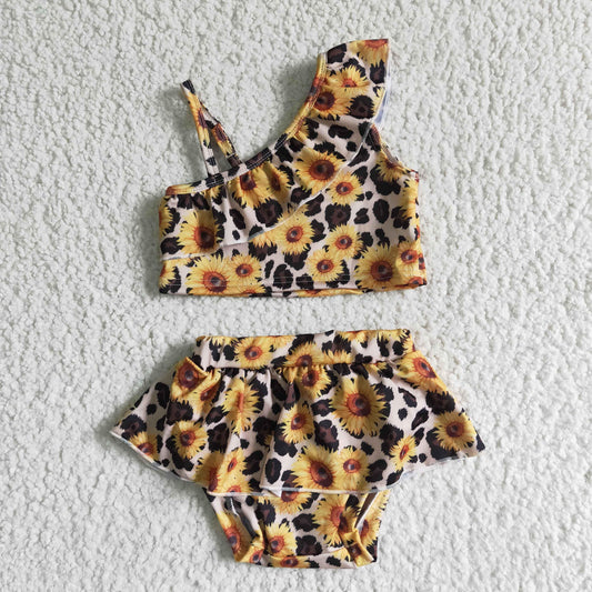 Sunflower Cheetah Two Piece Swimsuit (3/6M - 14/16)