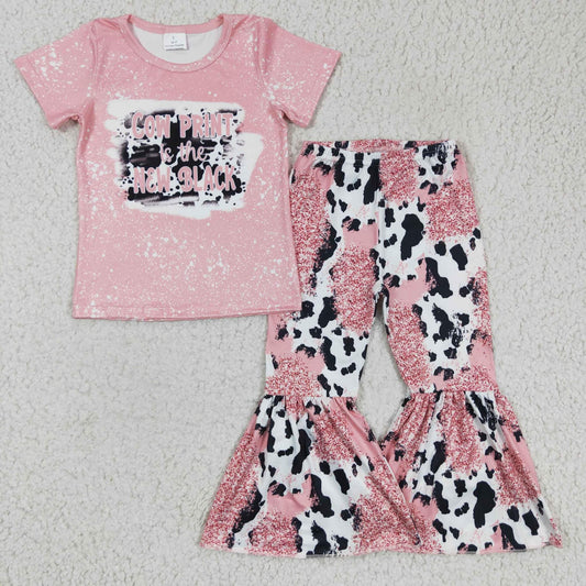 Cow Print Is The New Black Bell Set (3/6M - 14/16)